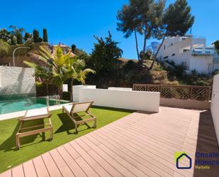 Jardí de Casa adosada en venda en Marbella amb Jardí privat, Terrassa i Piscina