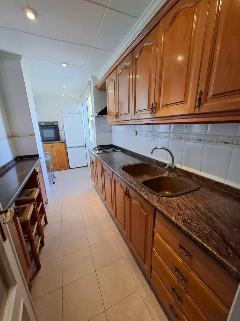 Küche von Wohnung zum Verkauf in Valencia mit Möbliert und Balkon