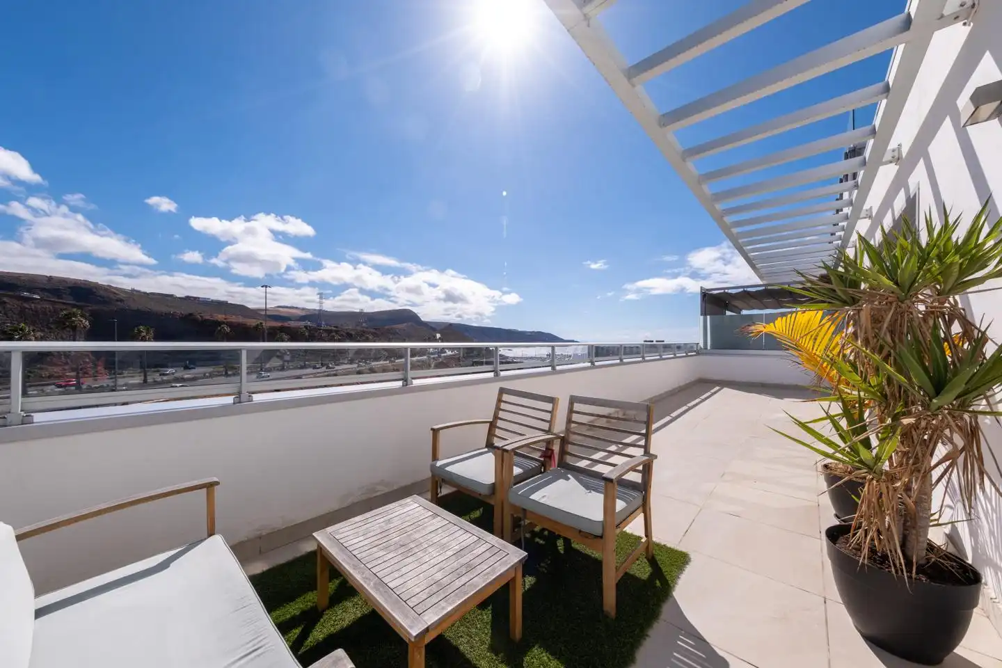 Terraza de Ático de alquiler en Las Palmas de Gran Canaria