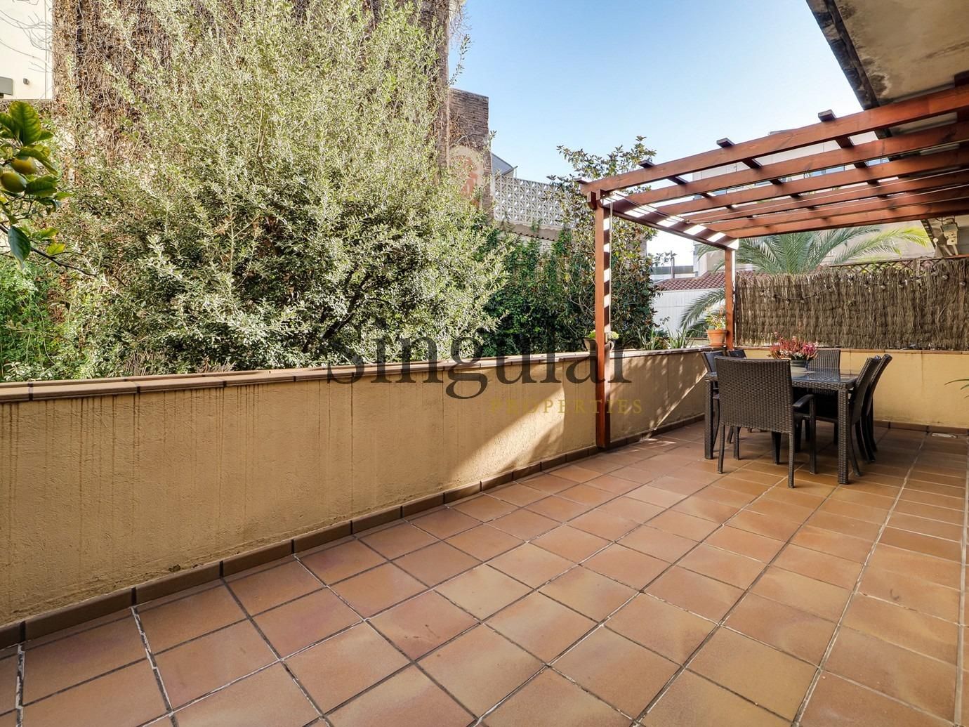 Terrace of Flat for sale in Terrassa  with Air Conditioner, Heating and Parquet flooring