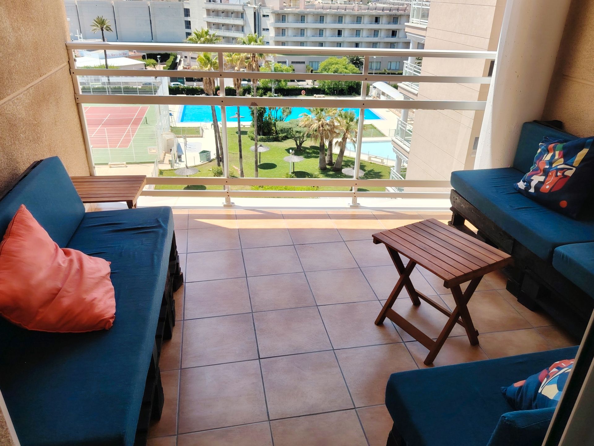 Terrassa de Apartament en venda en Canet d'En Berenguer amb Terrassa, Moblat i Forn