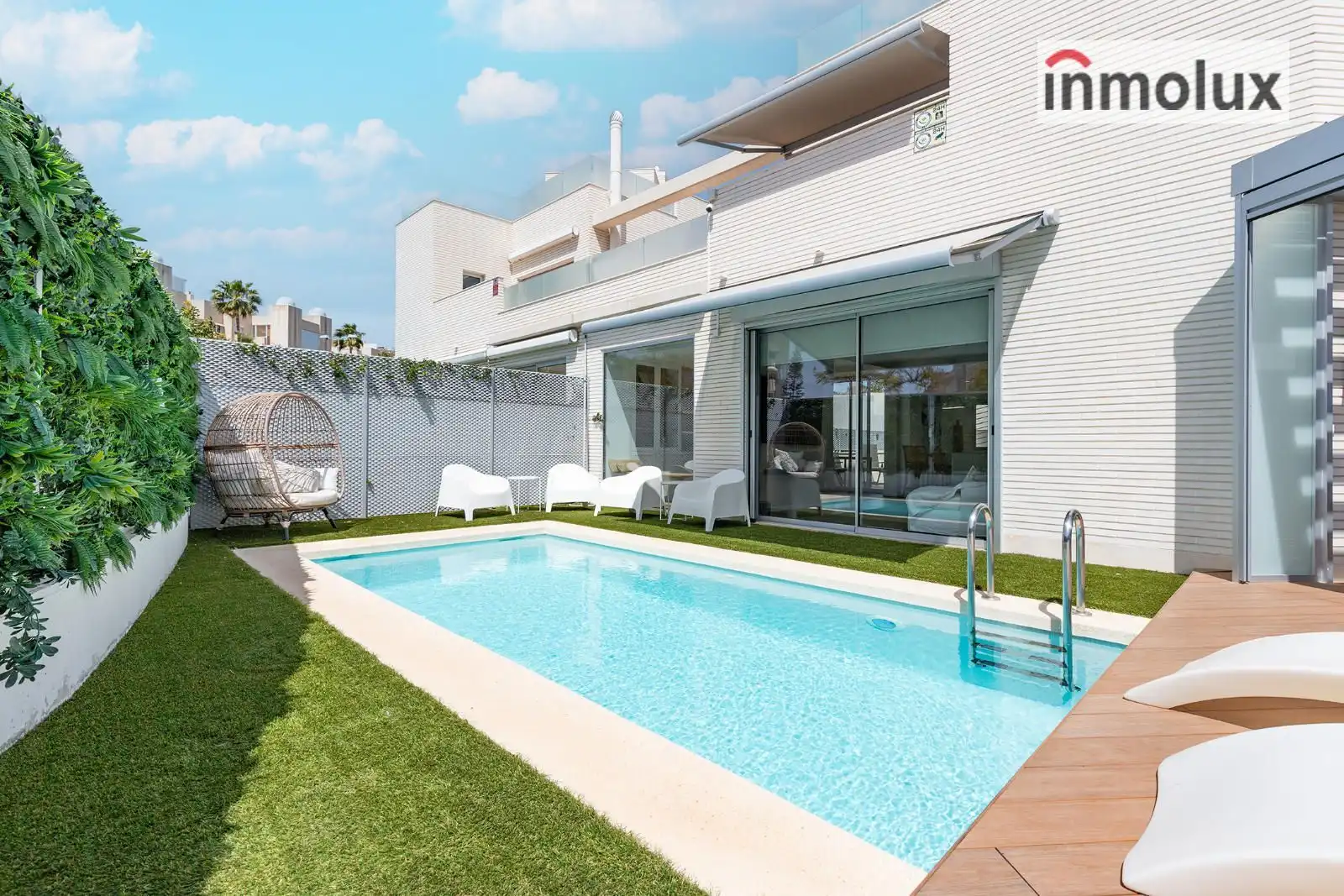 Terrassa de Casa adosada de lloguer en Alicante / Alacant amb Aire condicionat, Calefacció i Terrassa