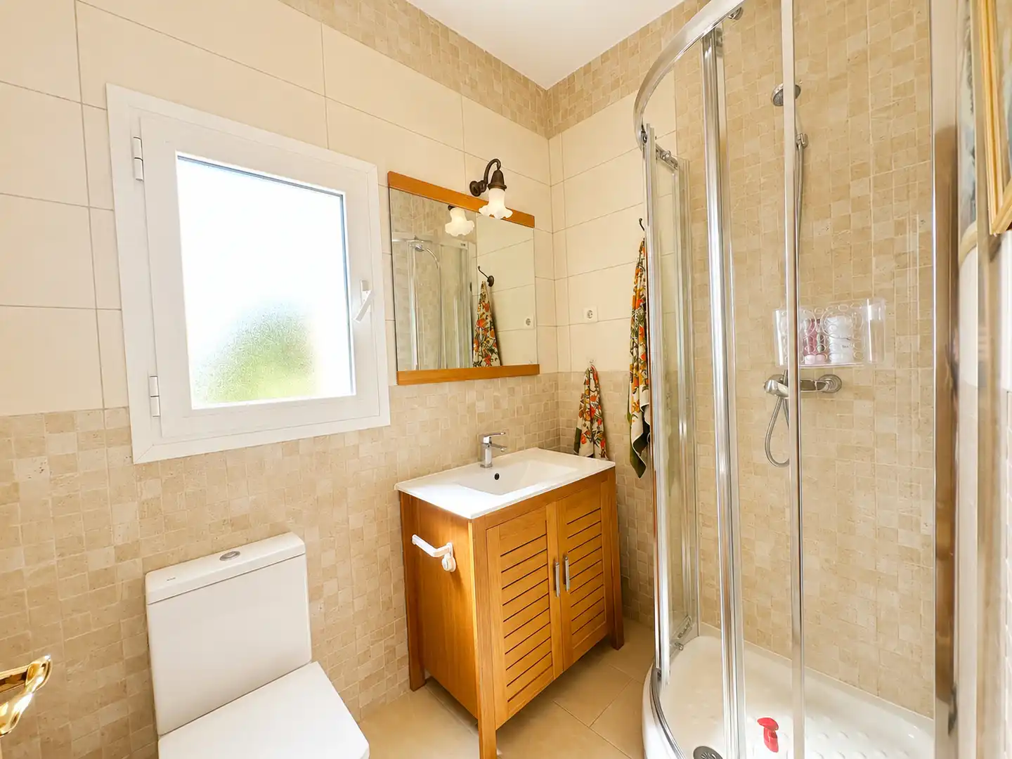 Bathroom of Houses for rent in Hoyo de Manzanares  with Private garden, Swimming Pool and Furnished