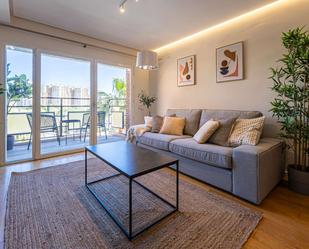 Living room of Apartment to share in  Valencia Capital  with Air Conditioner, Heating and Terrace