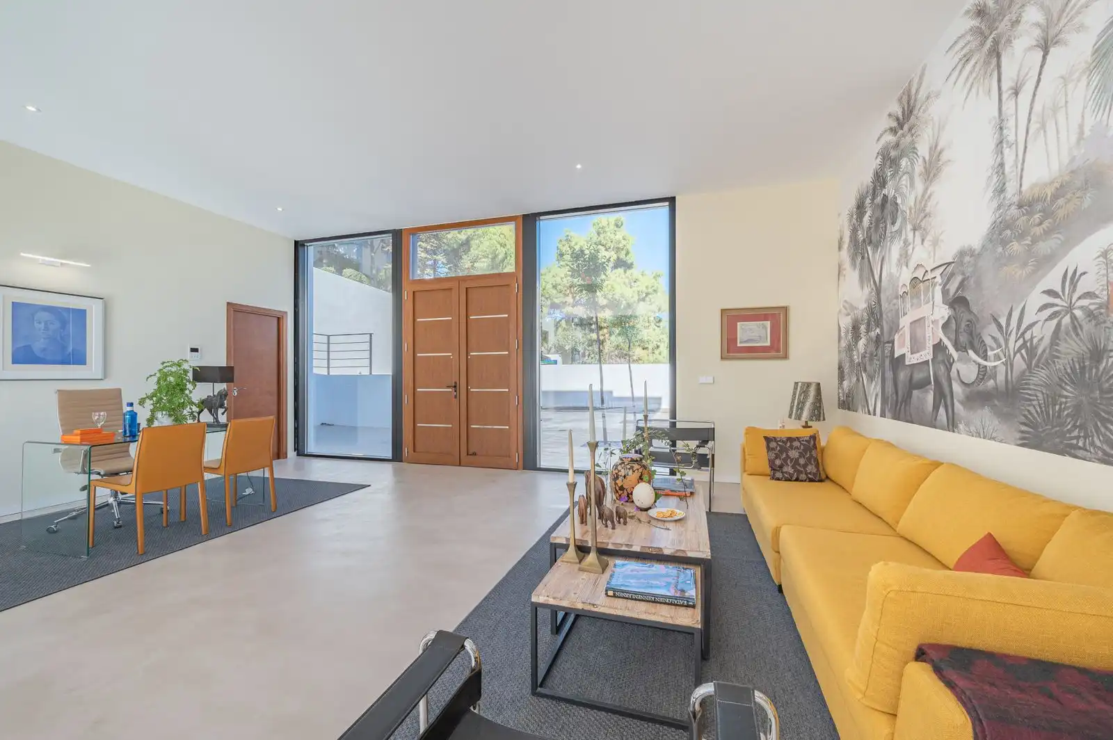 Living room of Houses for sale in Málaga  with Air Conditioner, Terrace and Swimming Pool