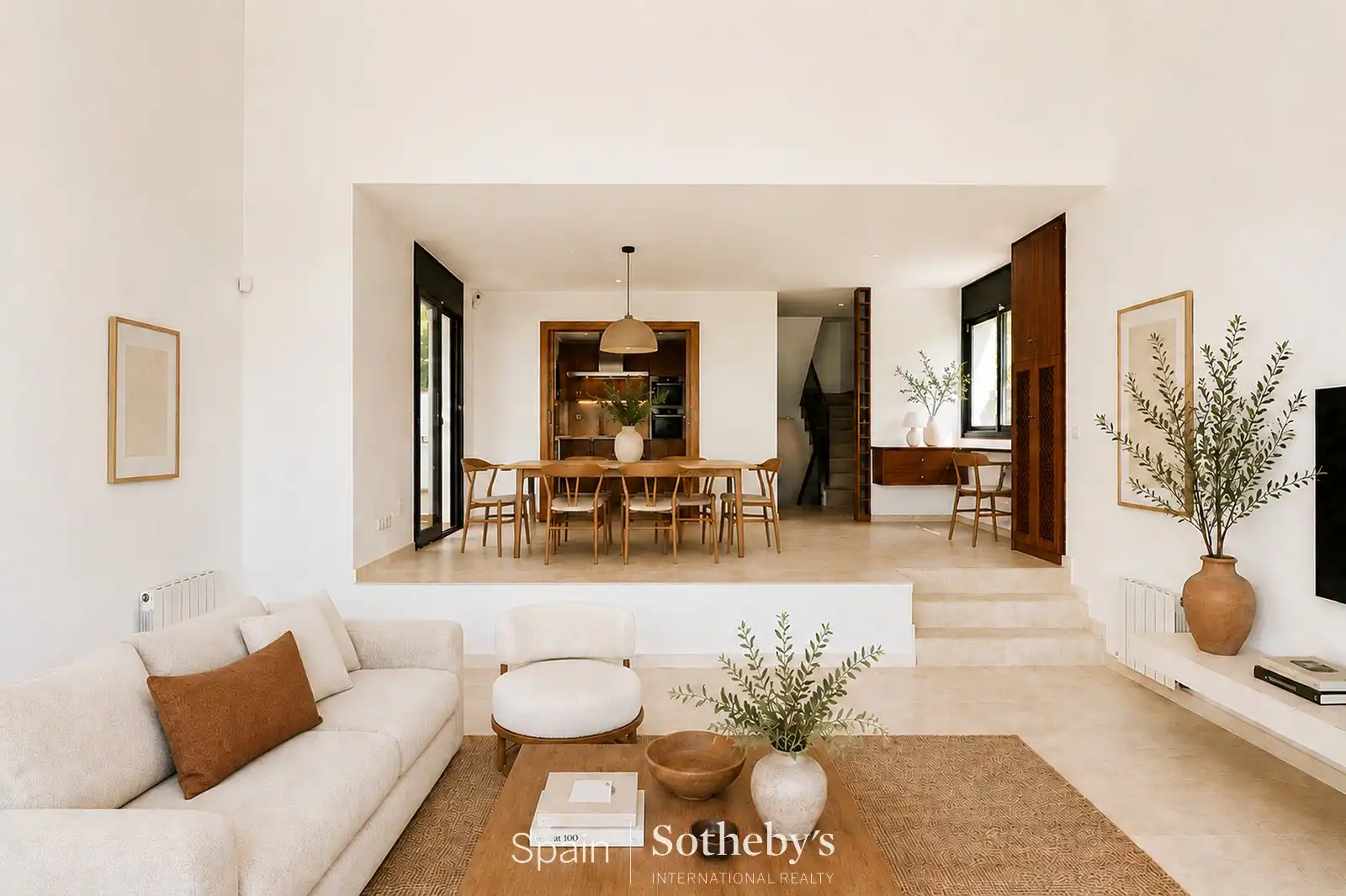 Living room of Houses for sale in Sant Pere de Ribes  with Air Conditioner, Heating and Private garden