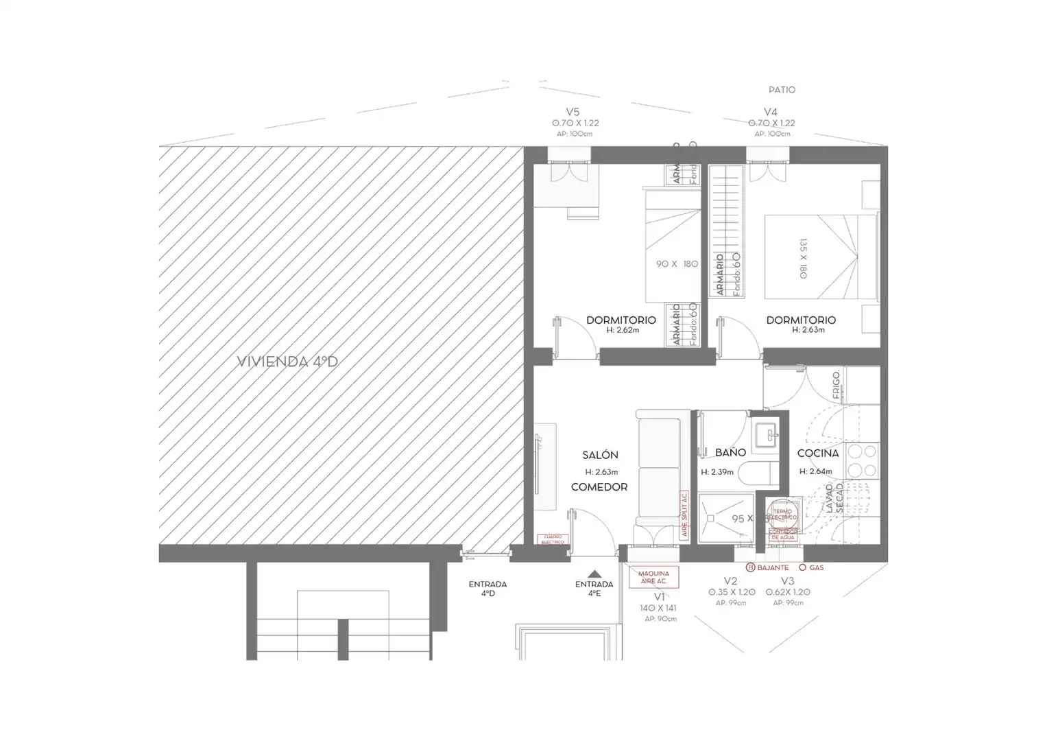 Apartament en venda en Madrid amb Aire condicionat i Calefacció
