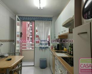 Kitchen of Flat for sale in Avilés  with Heating, Terrace and Storage room