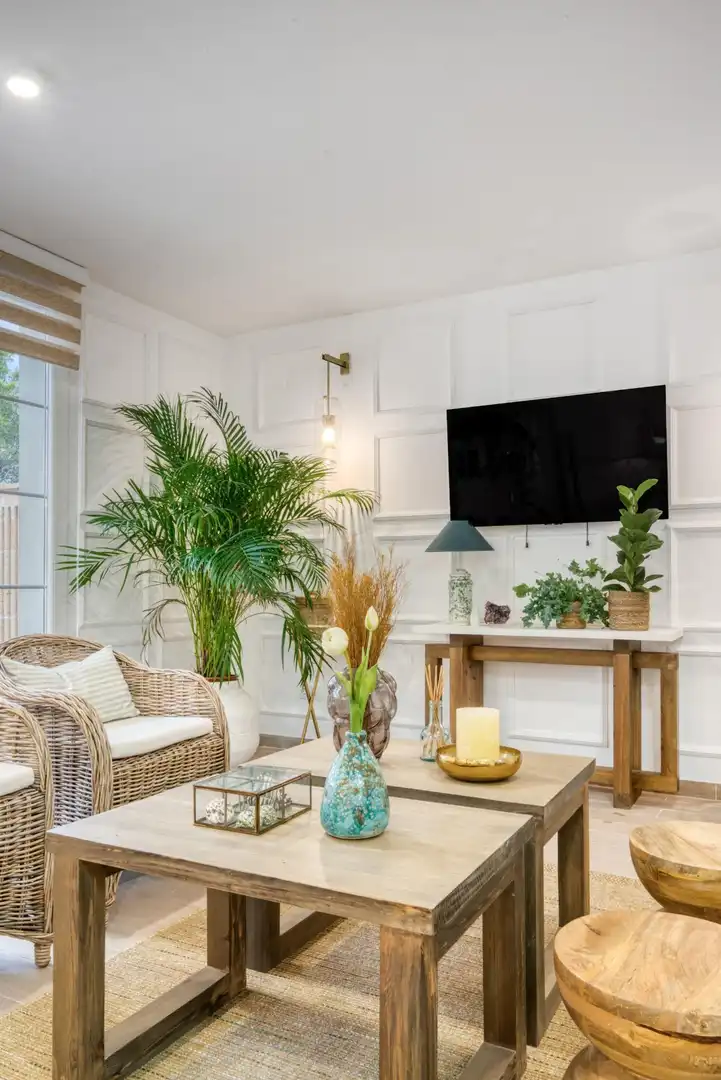Sala d'estar de Casa o xalet en venda en L'Ametlla de Mar  amb Aire condicionat, Calefacció i Jardí privat