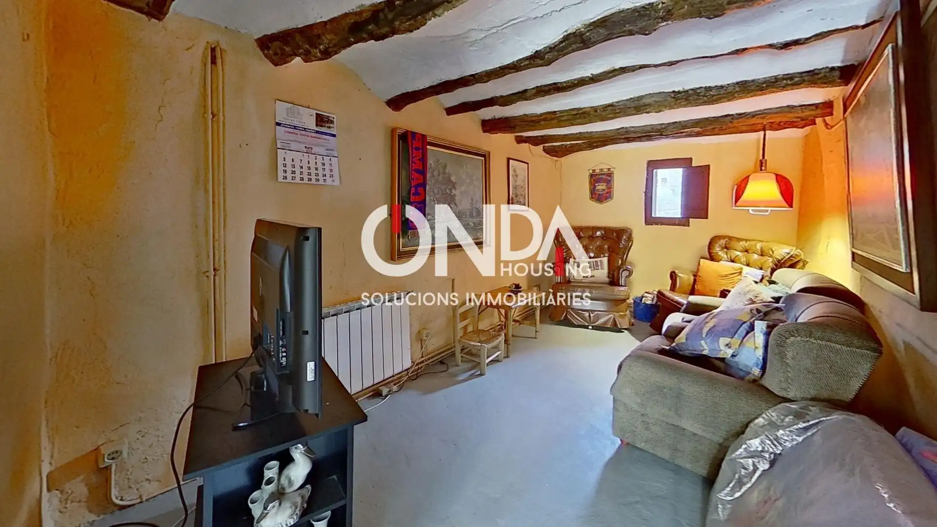 Living room of Houses for sale in Àger  with Heating, Terrace and Storage room