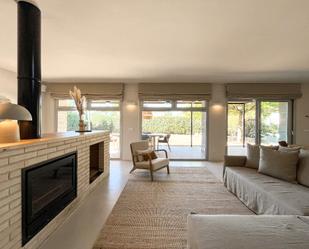 Living room of House or chalet to rent in Girona Capital  with Air Conditioner and Swimming Pool