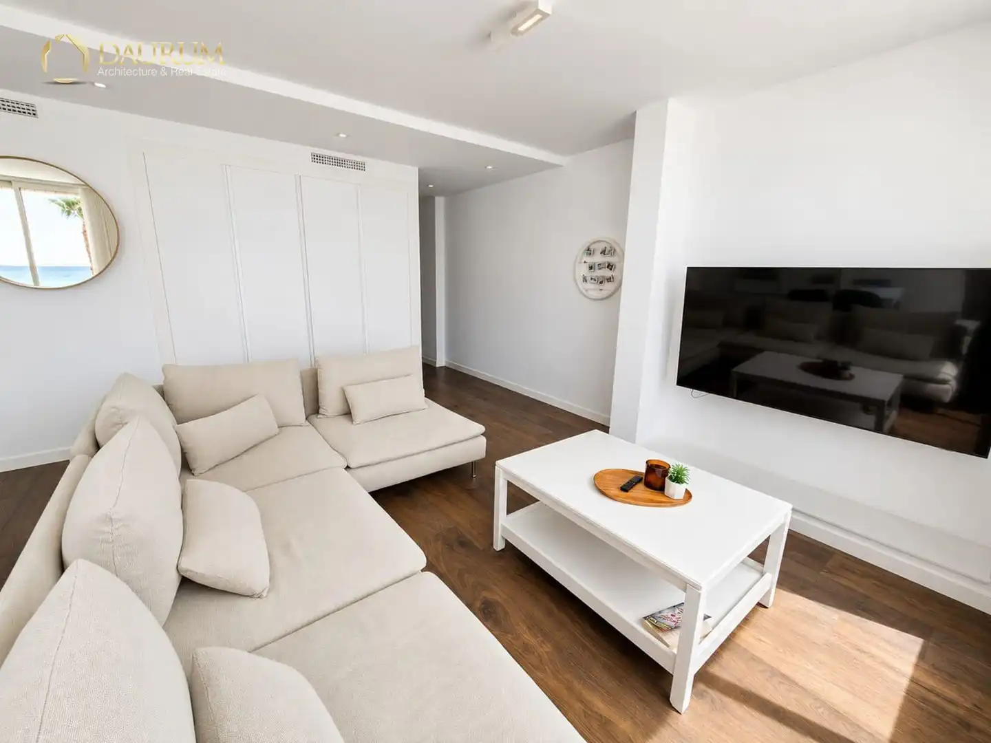 Sala d'estar de Pis en venda en Villajoyosa / La Vila Joiosa amb Aire condicionat, Terrassa i Moblat