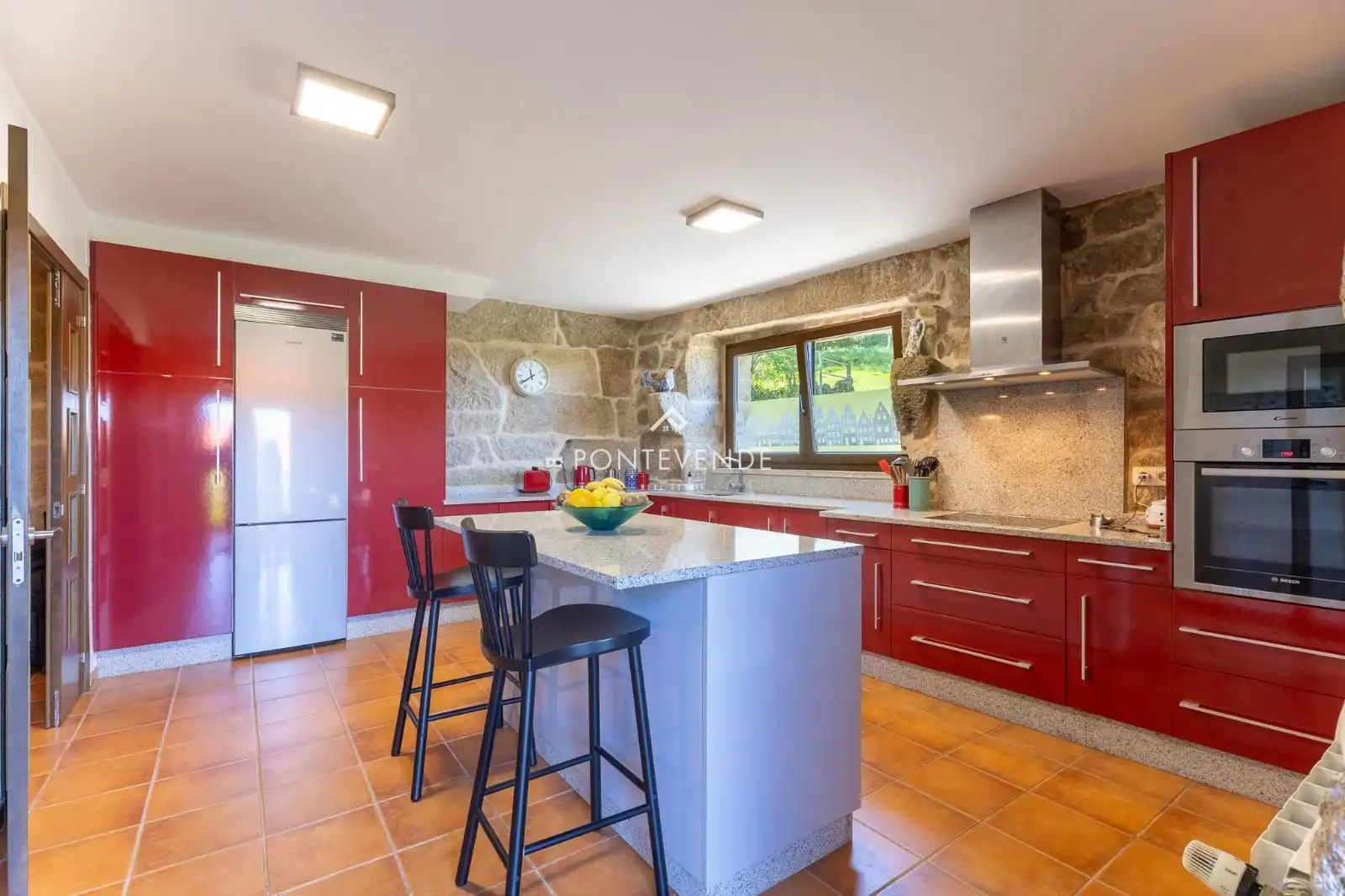 Cocina de Casa o chalet en venta en Cotobade con Calefacción, Jardín privado y Terraza