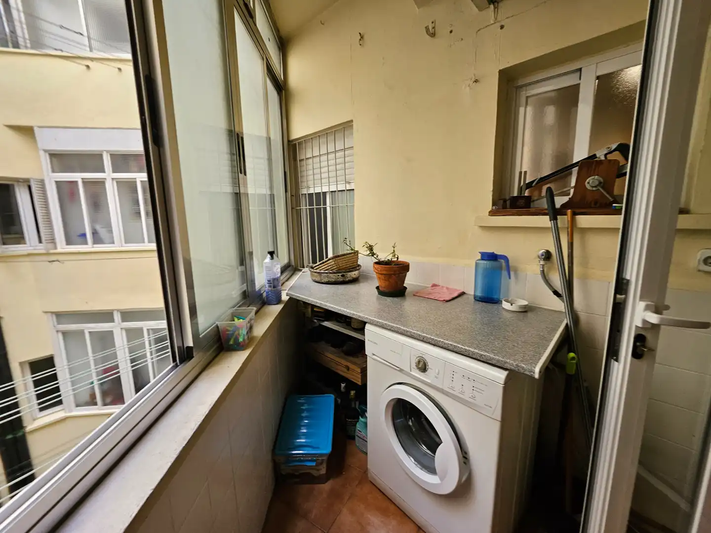 Balcony of Flat for rent in Madrid  with Air Conditioner, Heating and Furnished