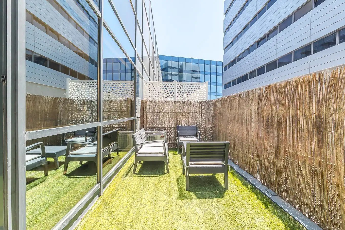 Terraza de Dúplex de alquiler en Madrid con Aire acondicionado, Calefacción y Parquet