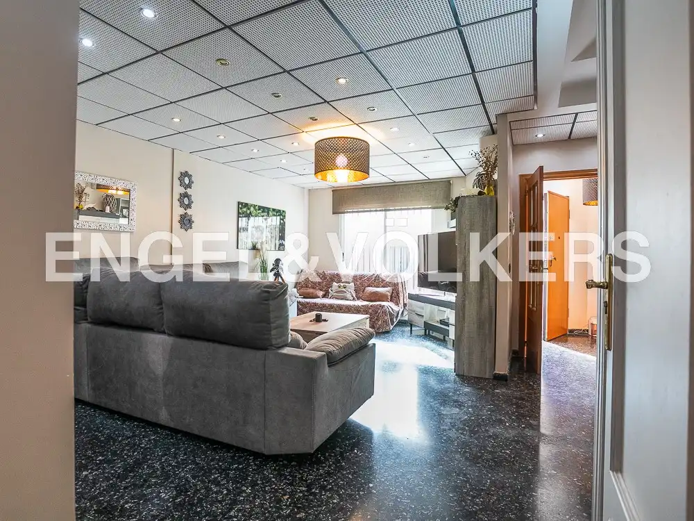 Sala de estar de Casa o chalet de alquiler en La Pobla de Farnals con Aire acondicionado, Calefacción y Terraza