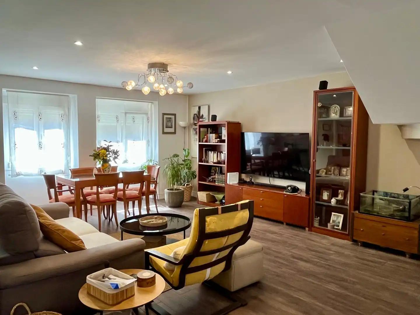 Sala de estar de Casa o chalet en venta en Muros con Amueblado