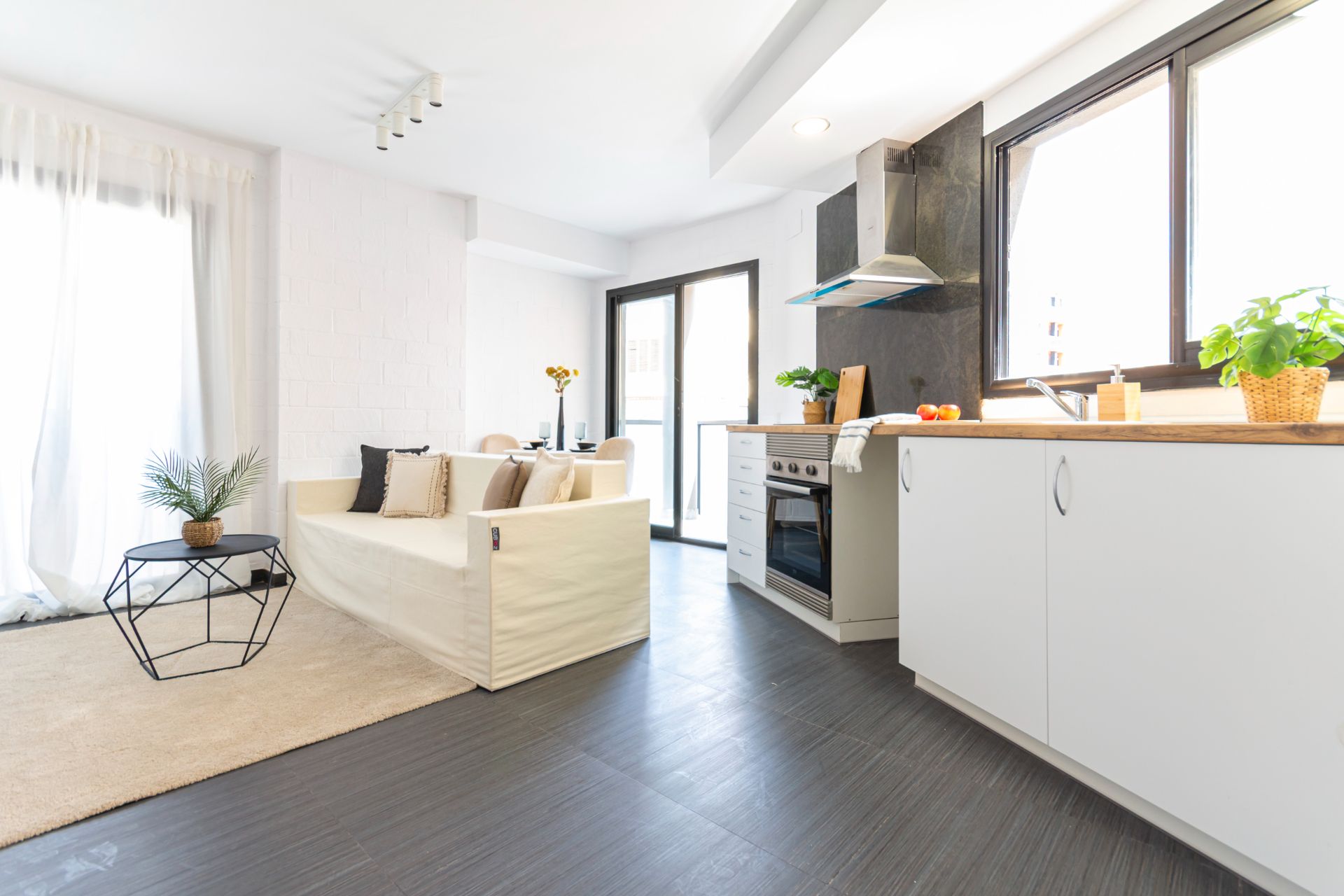 Living room of Flat for sale in Navarcles  with Oven, Microwave and Balcony