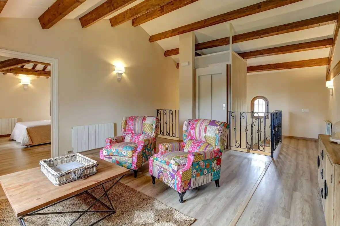 Wohnzimmer von Country house zum Verkauf in Llinars del Vallès mit Klimaanlage, Heizung und Abstellraum