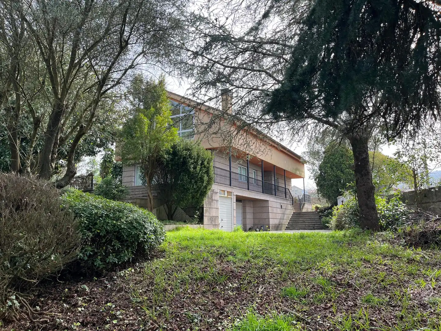 Exterior view of Houses for sale in Vigo   with Private garden, Terrace and Swimming Pool