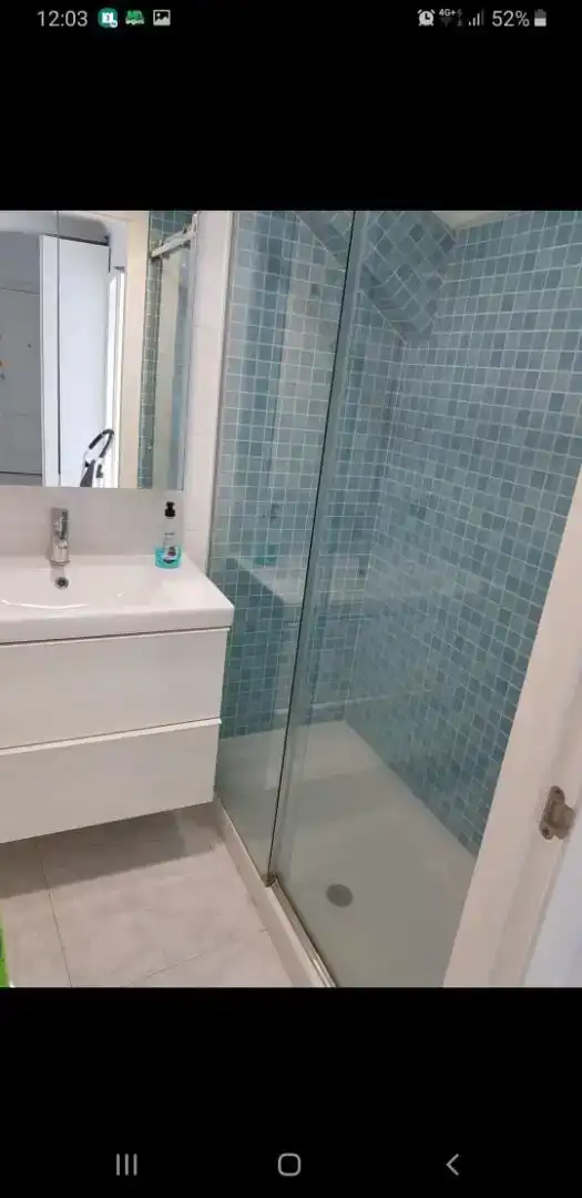 Bany de Àtic de lloguer en Sanxenxo amb Jardí privat, Parquet i Moblat