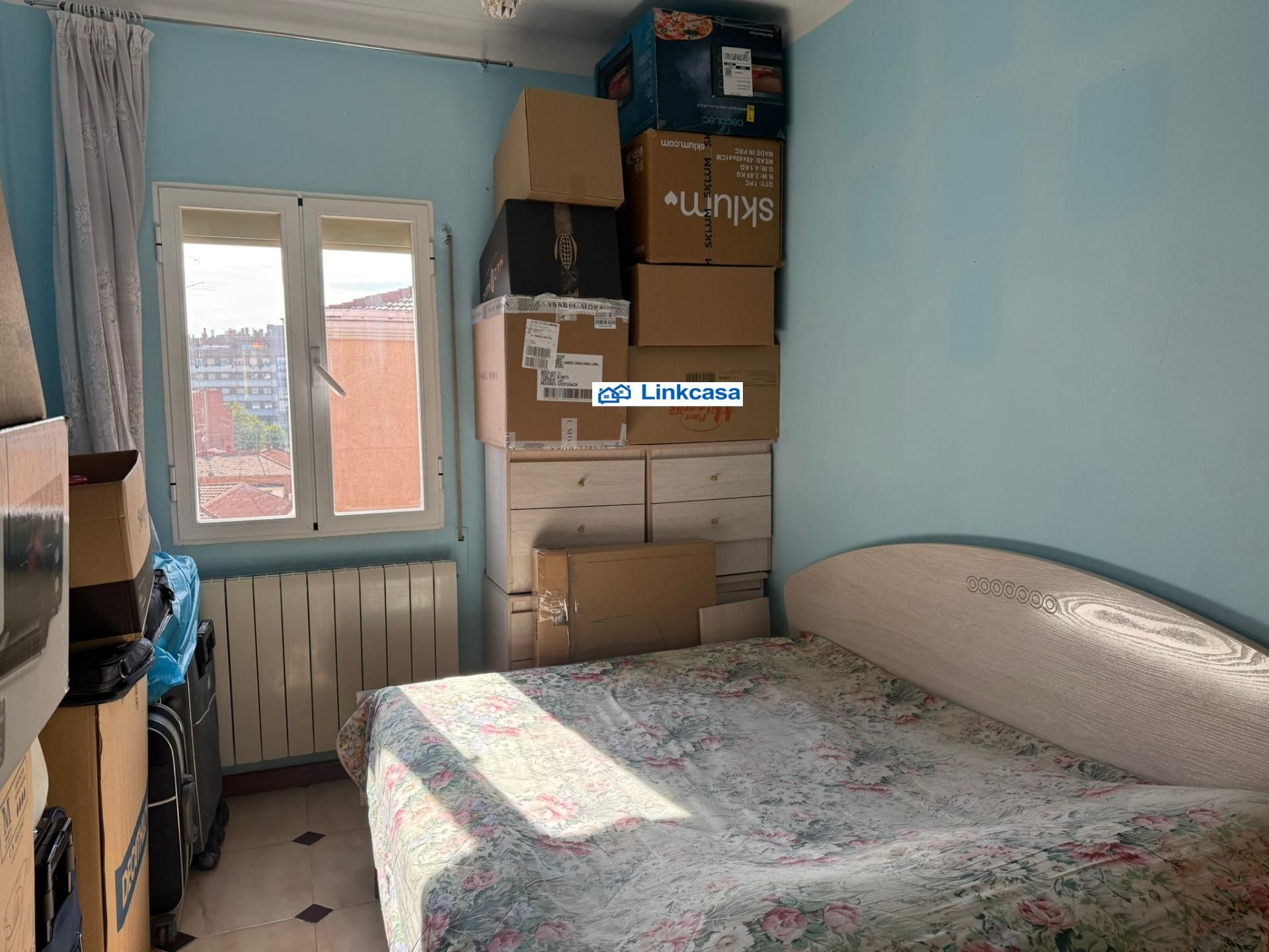 Bedroom of Flat for sale in  Madrid Capital  with Heating