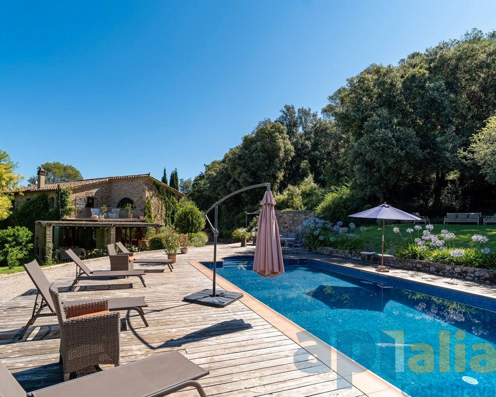 Swimming pool of Country house for sale in Esponellà  with Heating, Private garden and Terrace