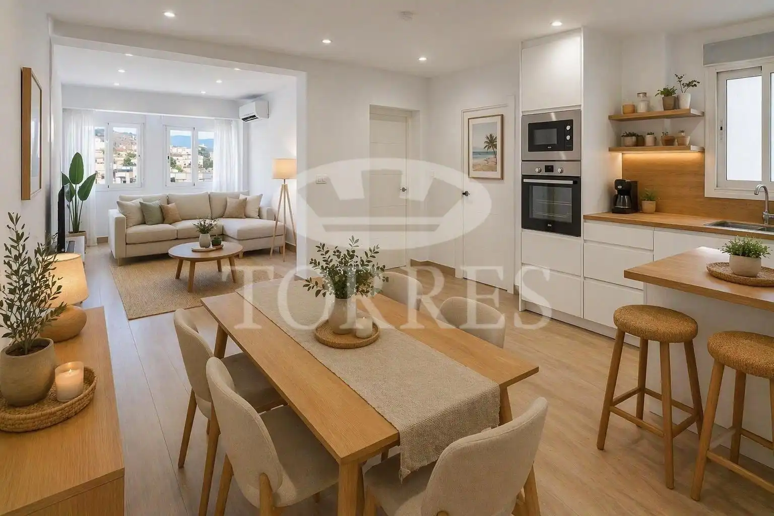 Living room of Flat for sale in Málaga  with Air Conditioner