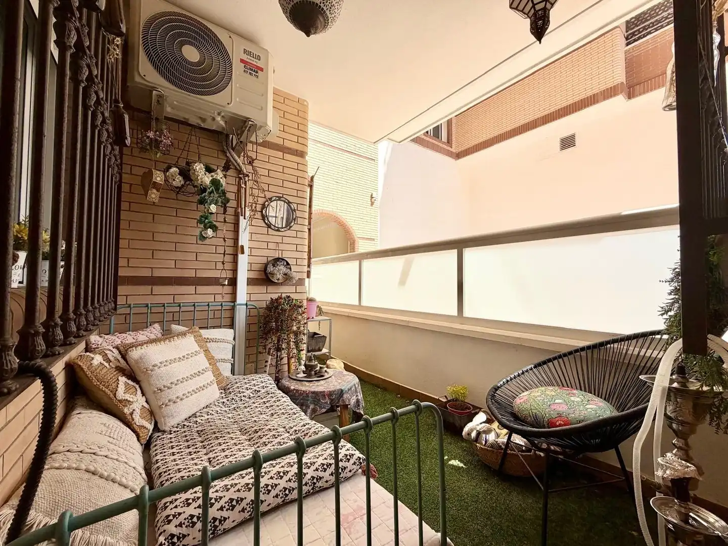 Balcony of Flat for sale in Roquetas de Mar  with Air Conditioner, Heating and Terrace