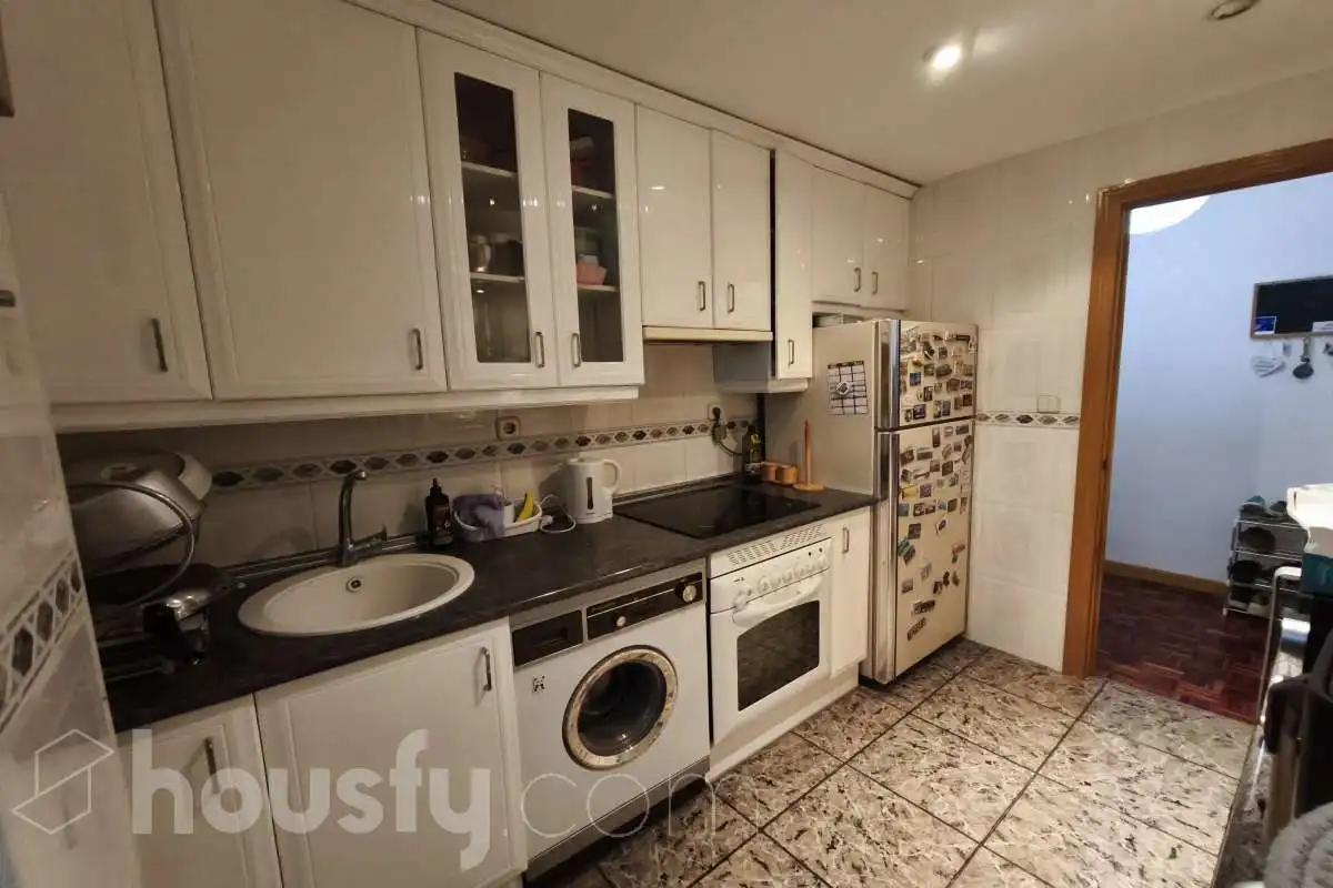Cocina de Piso de alquiler en Getafe con Aire acondicionado, Calefacción y Parquet