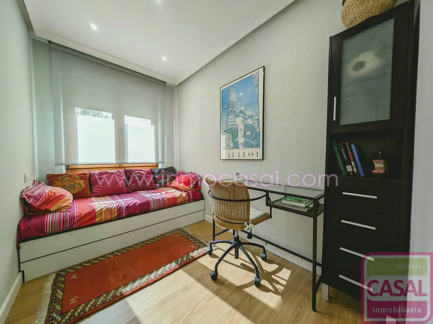 Bedroom of Houses for sale in Siero  with Heating, Terrace and Furnished