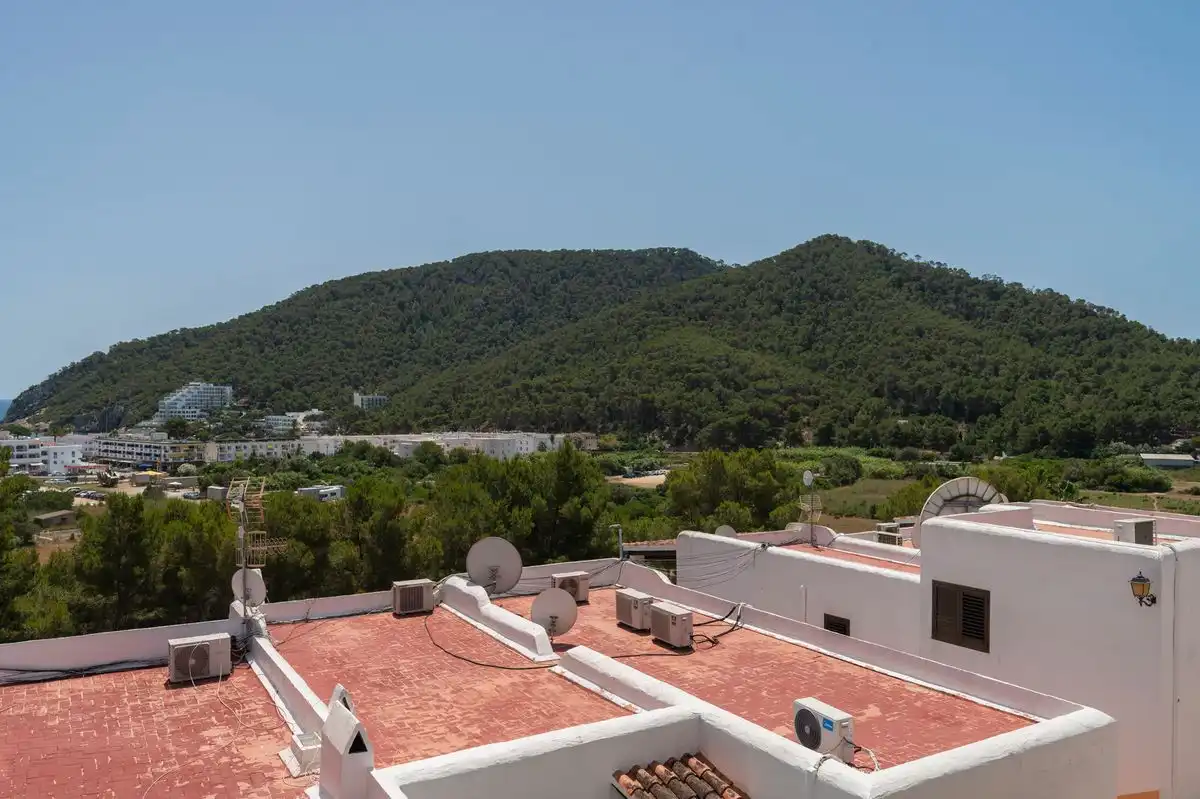 Terrace of Flat for sale in Santa Eulària des Riu  with Air Conditioner, Heating and Private garden
