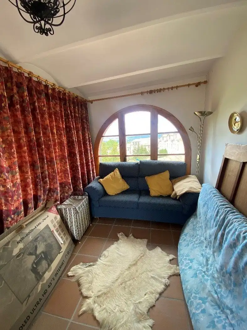 Sala d'estar de Casa adosada en venda en Castellterçol