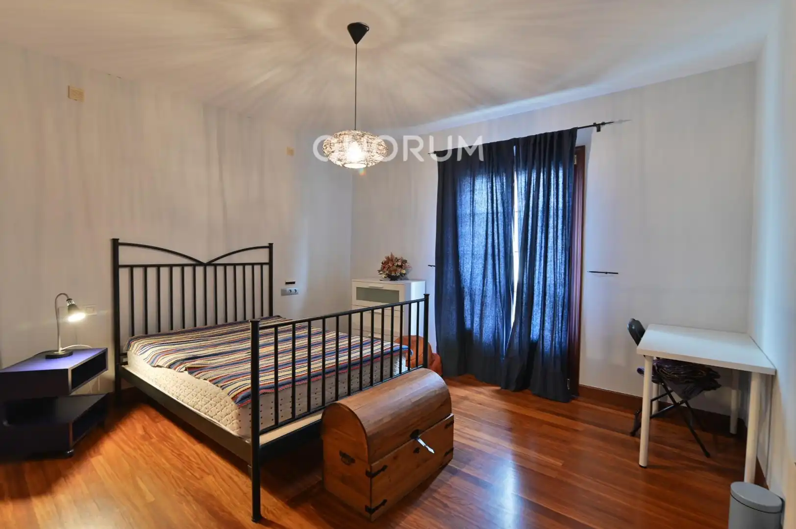 Bedroom of Flat for sale in Bilbao   with Furnished, Balcony and Jacuzzi