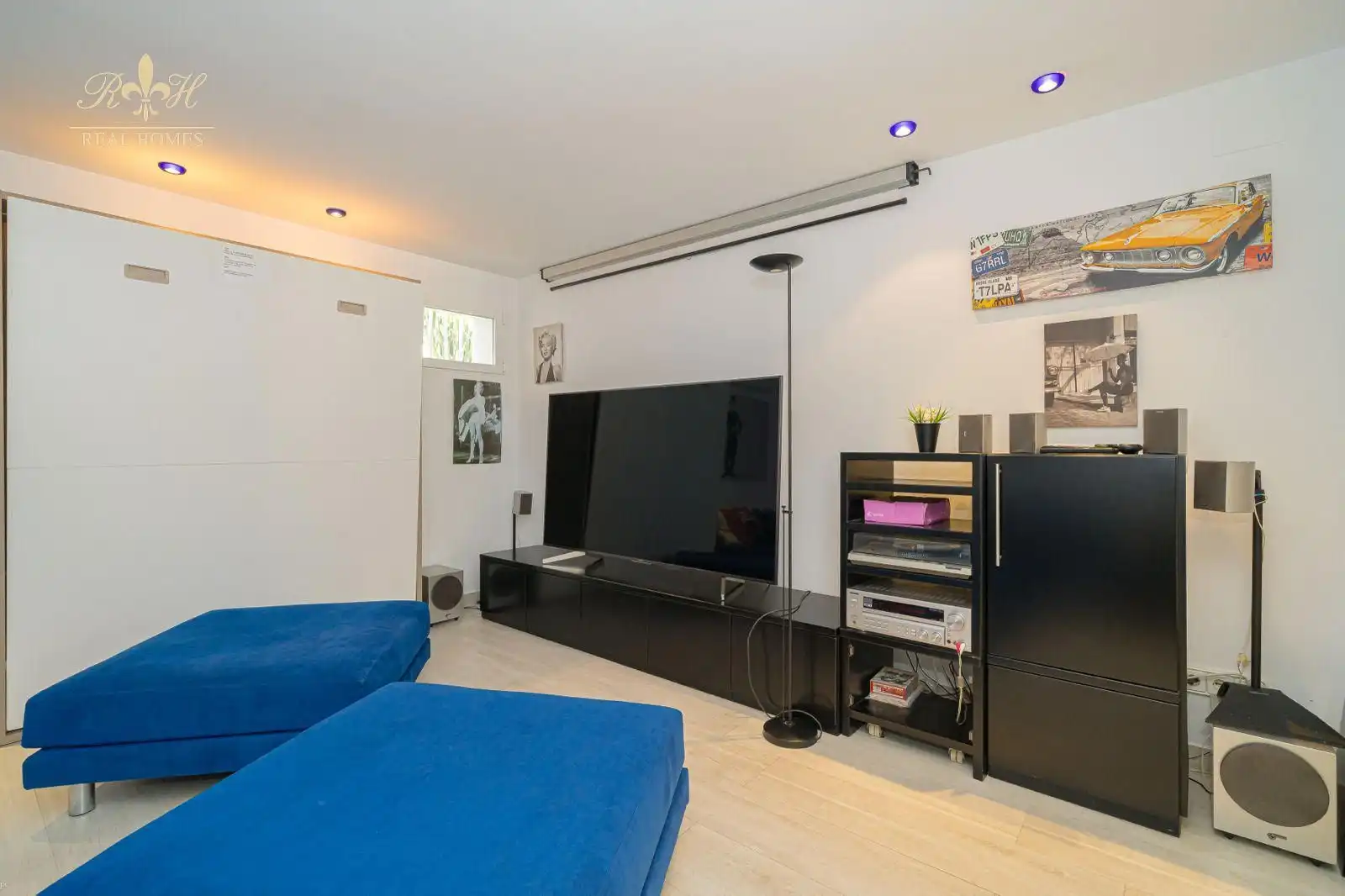 Living room of Houses for sale in L'Alfàs del Pi  with Air Conditioner, Terrace and Swimming Pool