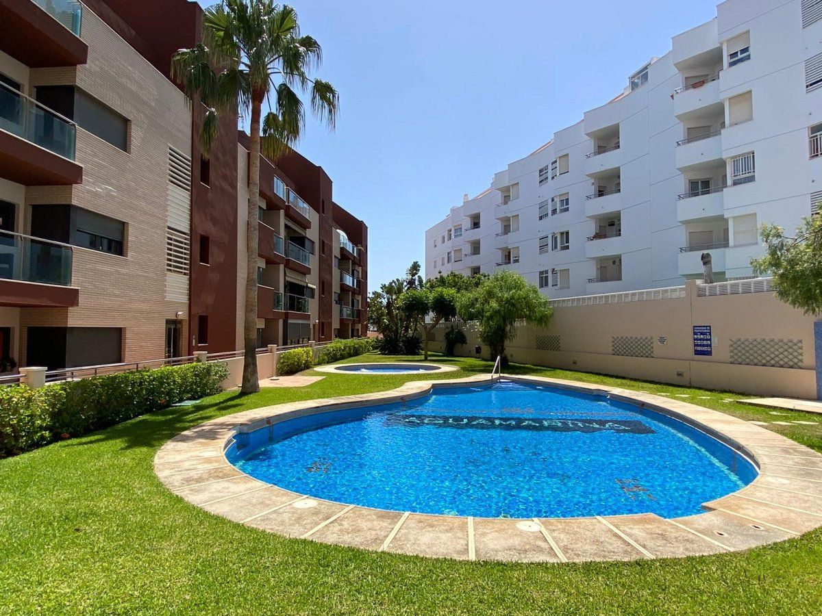 Swimming pool of Flat for sale in Roquetas de Mar  with Air Conditioner, Private garden and Terrace