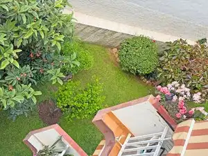 Jardín de Piso de alquiler en Torremolinos con Aire acondicionado, Calefacción y Amueblado