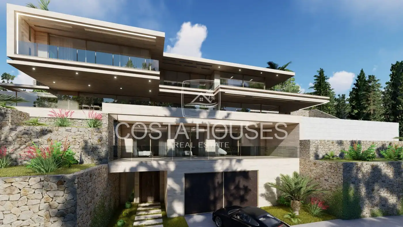 Vista exterior de Casa o chalet en venta en Jávea / Xàbia con Aire acondicionado, Jardín privado y Terraza
