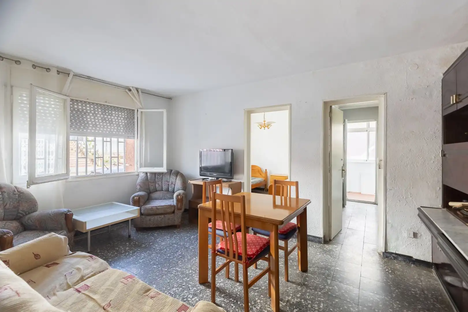 Living room of Flat for sale in Badalona