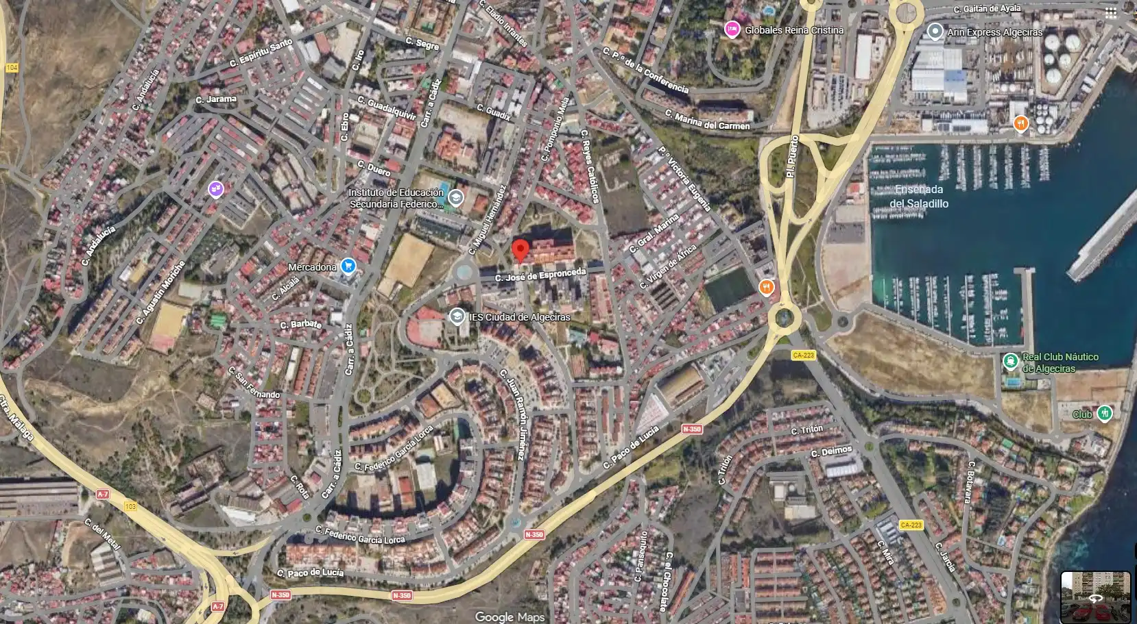 Exterior view of Flat for sale in Algeciras