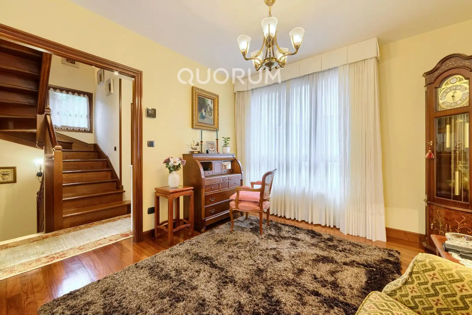 Sala de estar de Casa adosada en venta en Basauri  con Calefacción, Jardín privado y Terraza