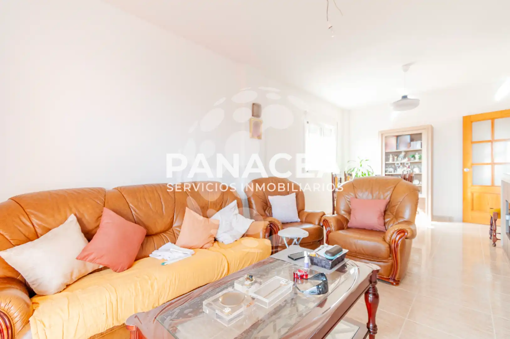 Living room of Flat for sale in Roquetas de Mar  with Furnished, Oven and Washing machine