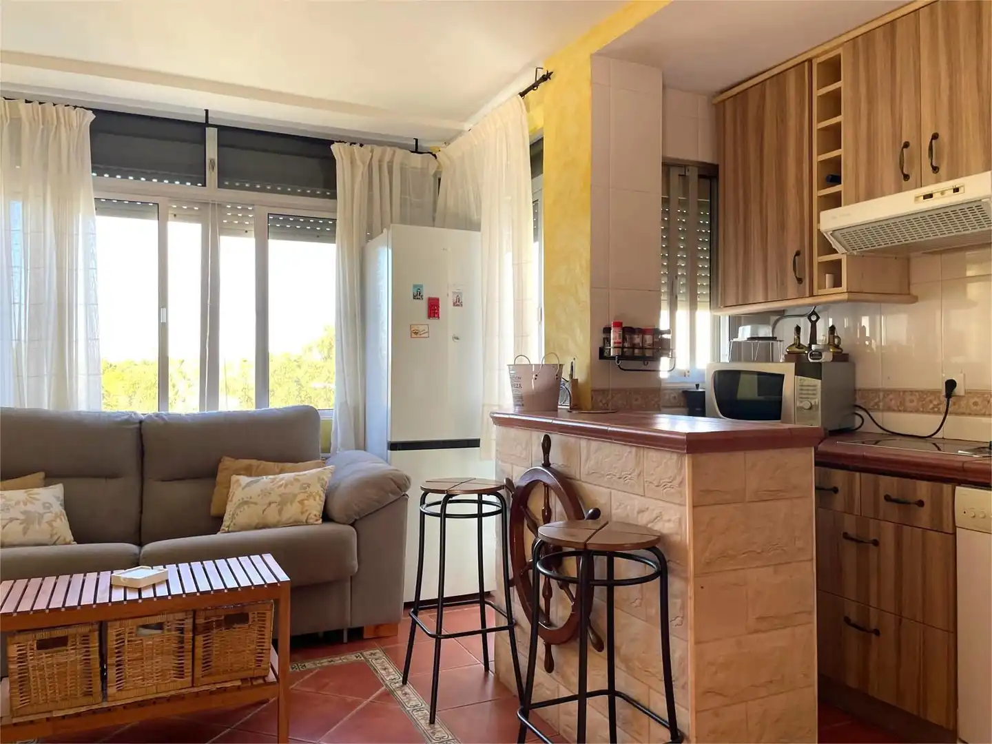 Kitchen of Apartments for sale in El Rompido  with Heating, Terrace and Furnished