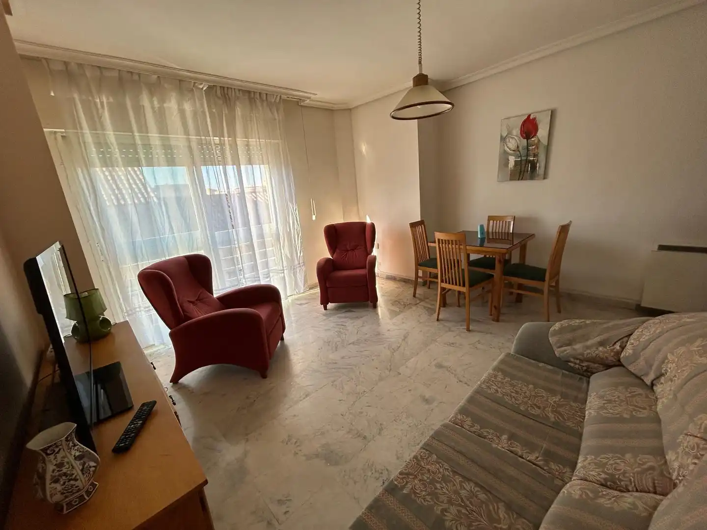 Sala de estar de Piso en venta en Ciudad Real con Calefacción, Amueblado y Horno