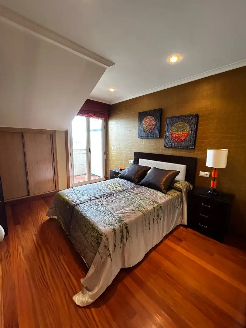 Bedroom of Duplexes for sale in Cambados  with Heating, Parquet flooring and Terrace