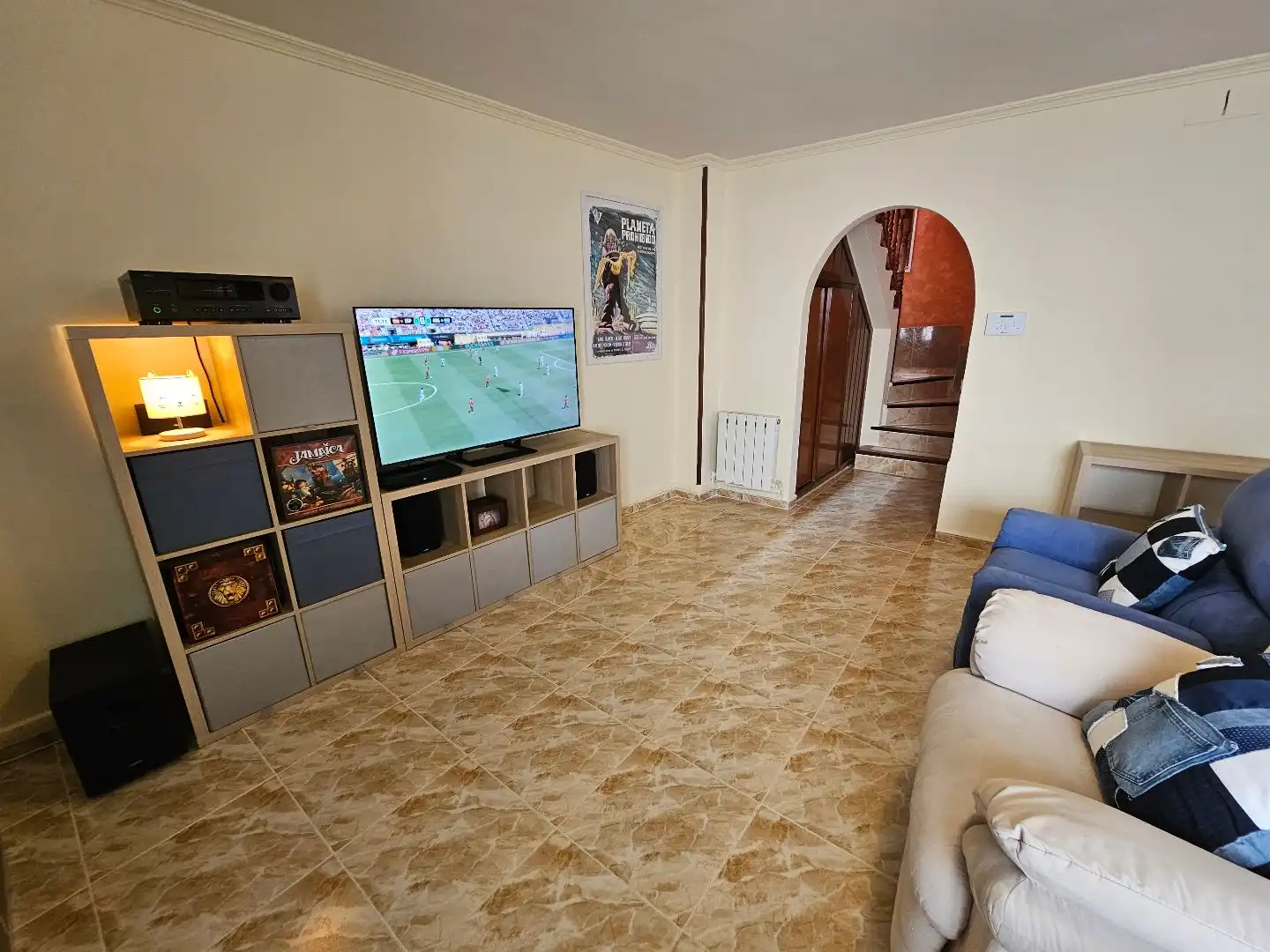 Living room of Houses for sale in Castrillo de la Guareña  with Air Conditioner, Heating and Storage room