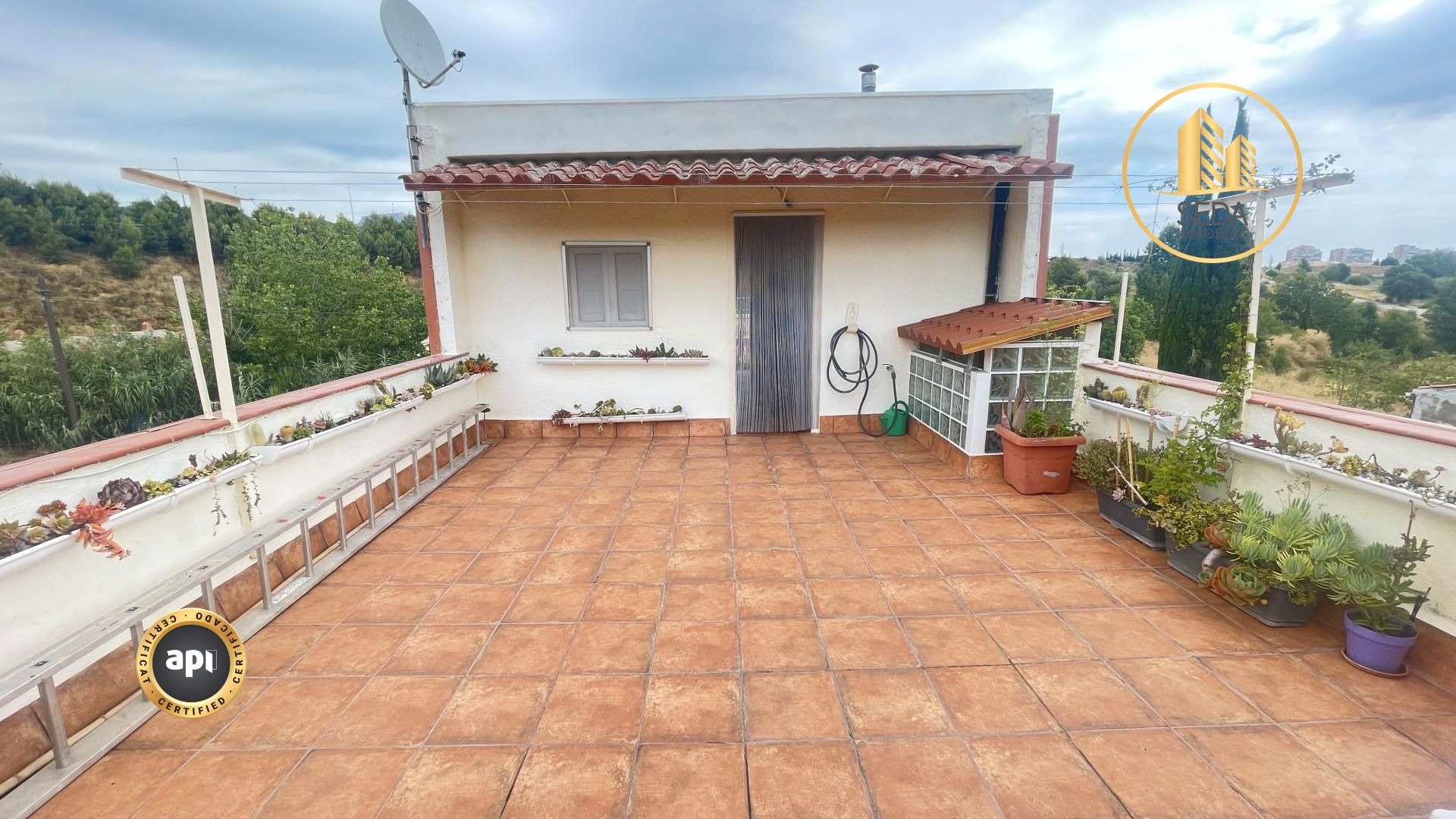 Terrace of Single-family semi-detached for sale in Terrassa  with Heating, Terrace and Storage room