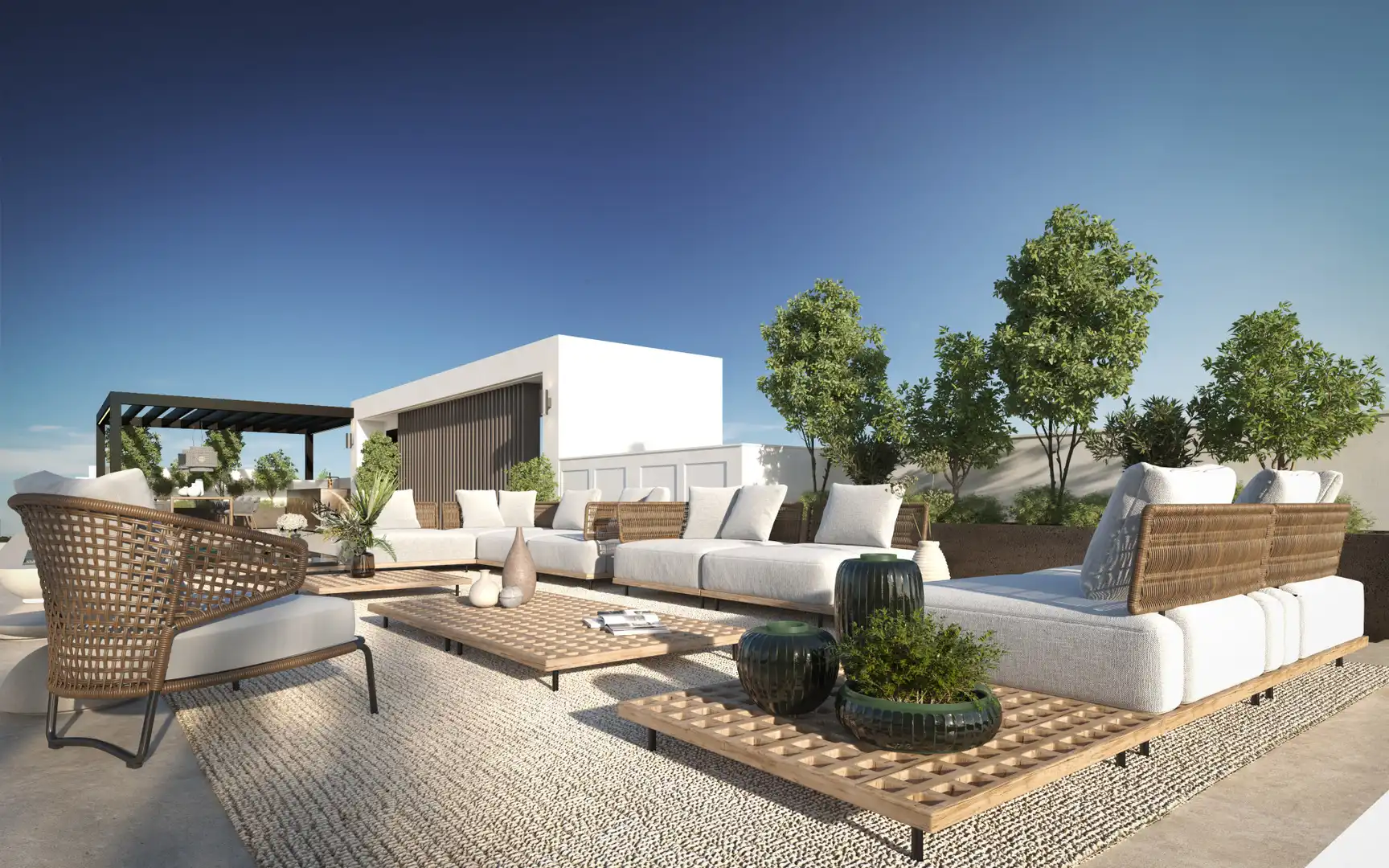 Terrassa de Casa o xalet en venda en Marbella amb Aire condicionat, Calefacció i Jardí privat