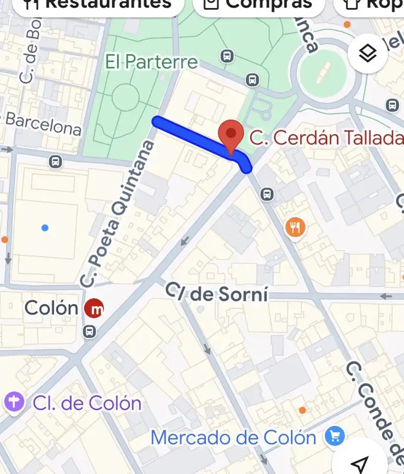 Exterior view of Flat for rent in Valencia  with Air Conditioner, Parquet flooring and Furnished