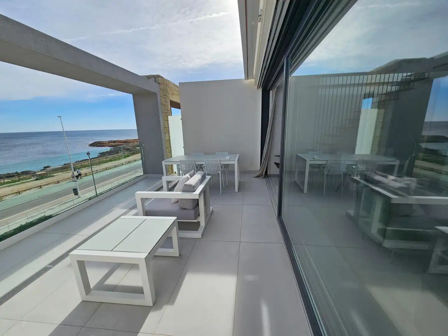 Terraza de Ático de alquiler en Jávea / Xàbia con Aire acondicionado, Calefacción y Jardín privado